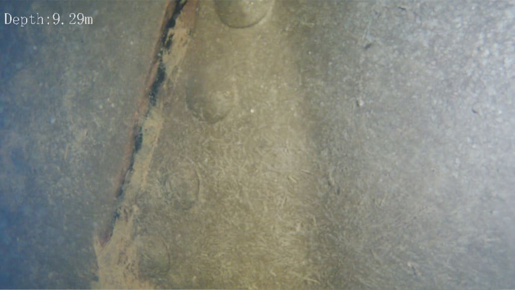 ROV footage of the bellows-style expansion joint inside the Golden Falls penstock