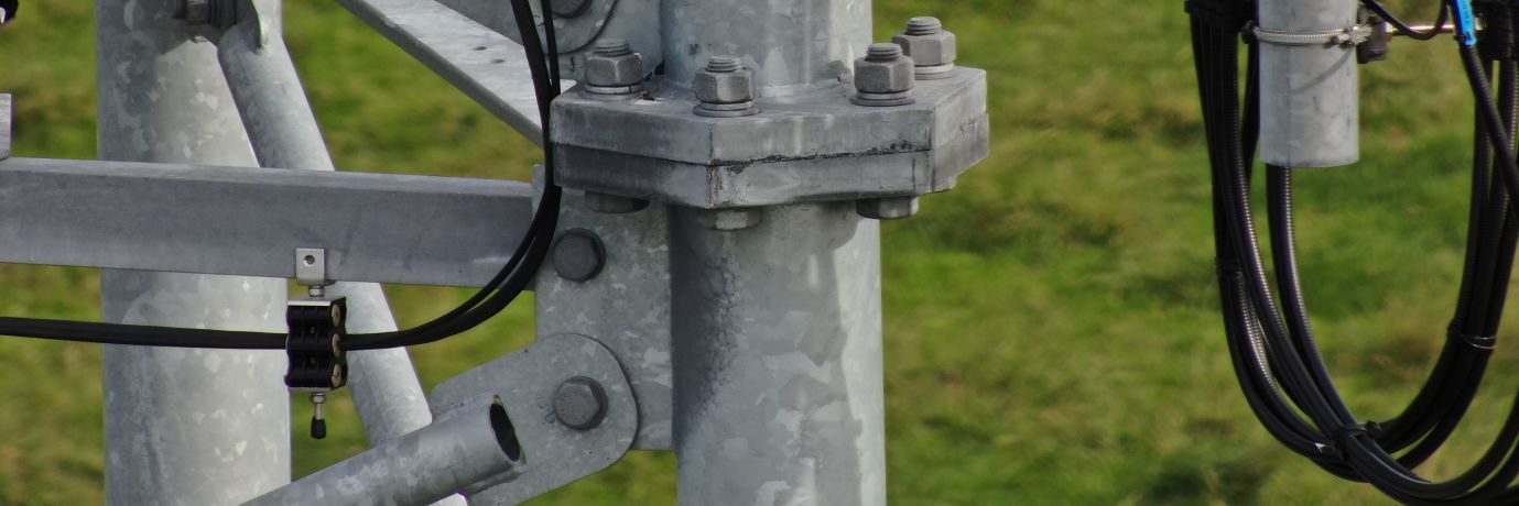 A drone's view of an electrical pylon