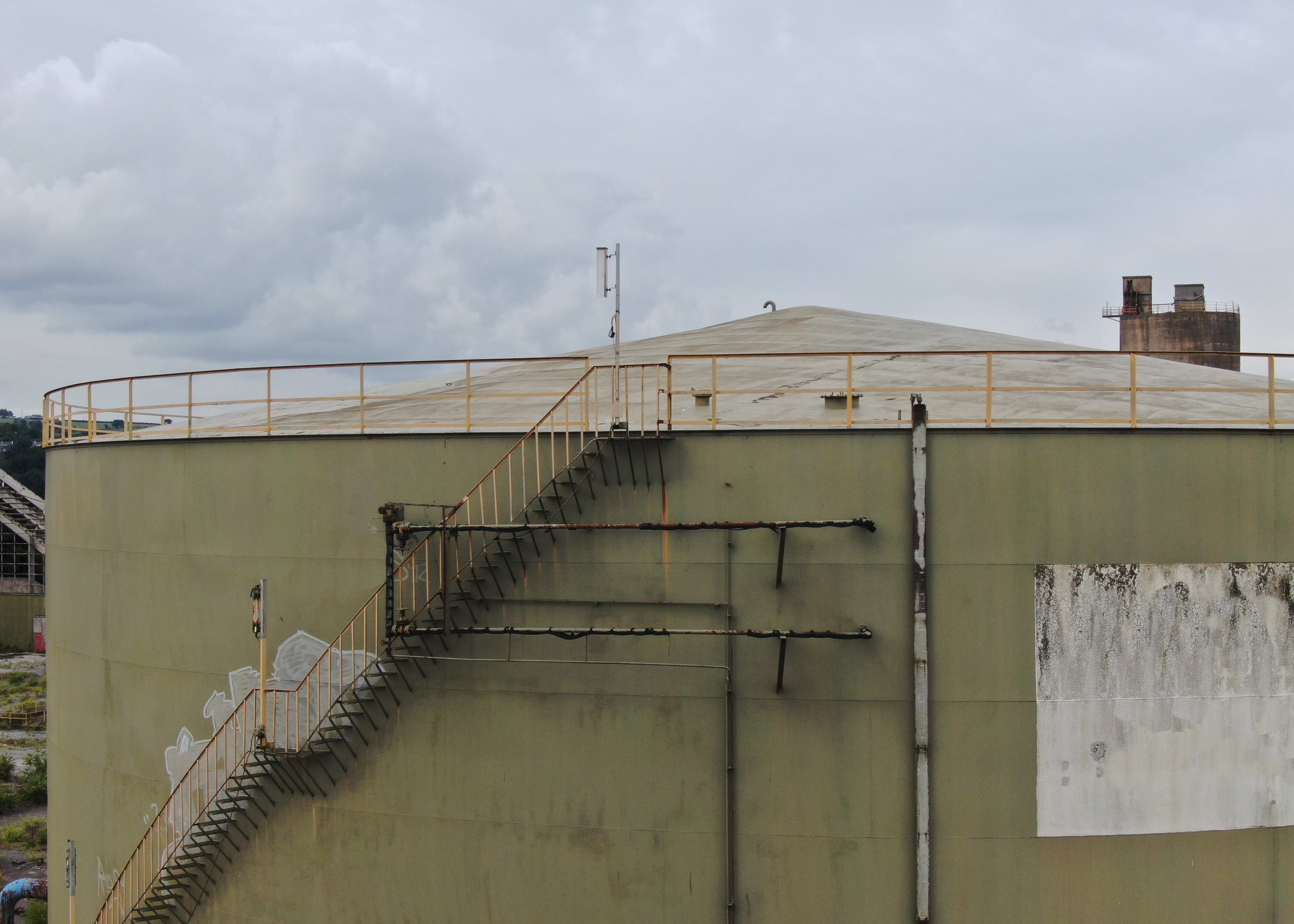 A large liquid storage tank