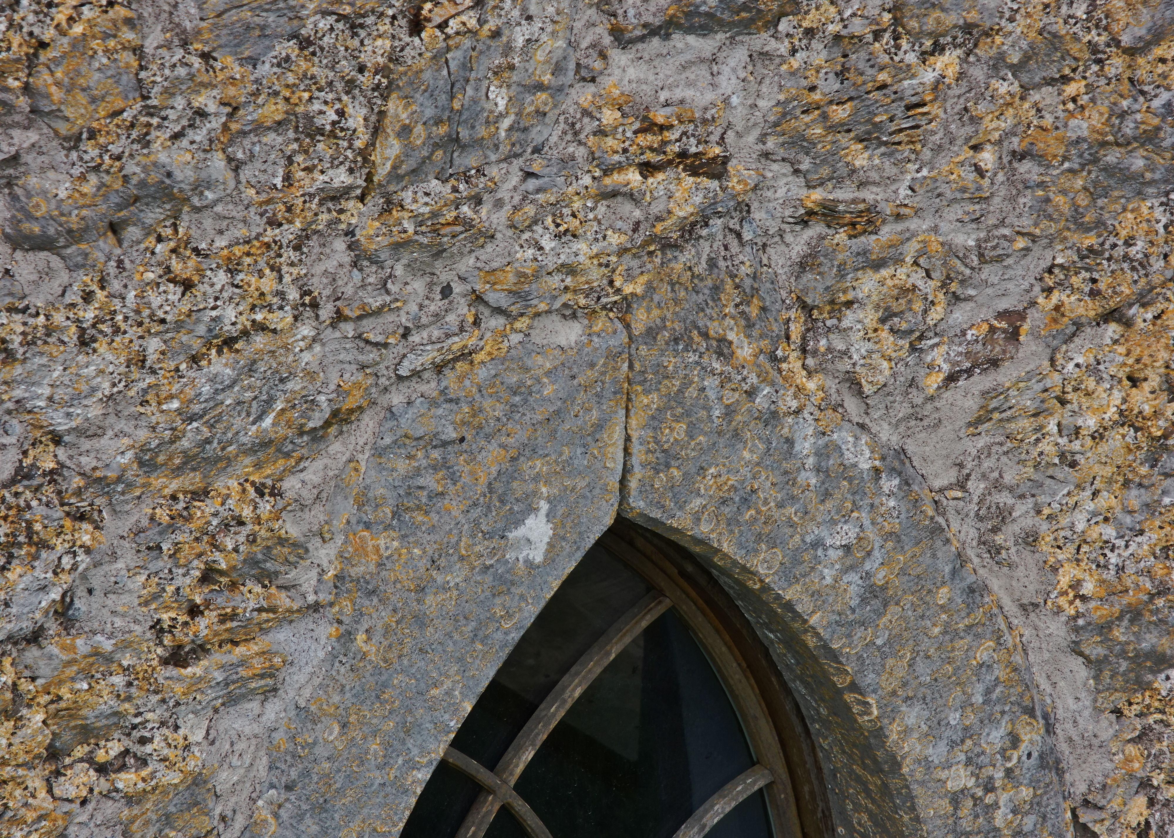 A window detail on an old castle