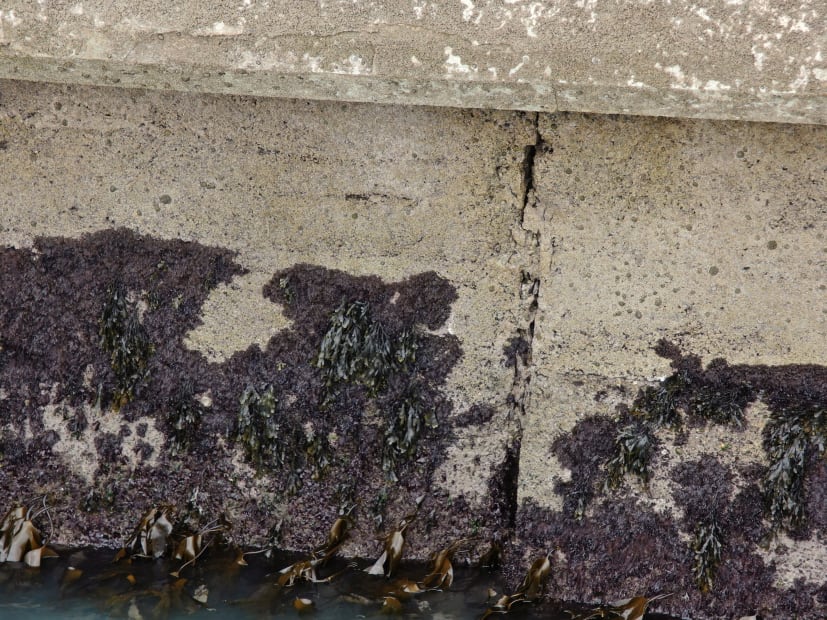 Being able to determine the difference cracking vs construction joints was an important factor in the inspection.