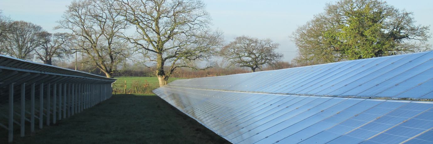 A drone inspection a solar farm in Ireland