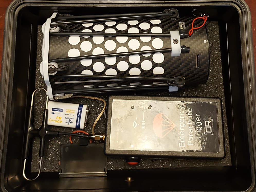 A DRS-M300 Parachute and Flight Termination System